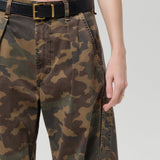 Citizens Of Humanity Flight Pant in Camo - close up