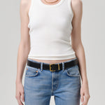 Citizens Of Humanity Isabel Rib Tank in Pashmina - side view