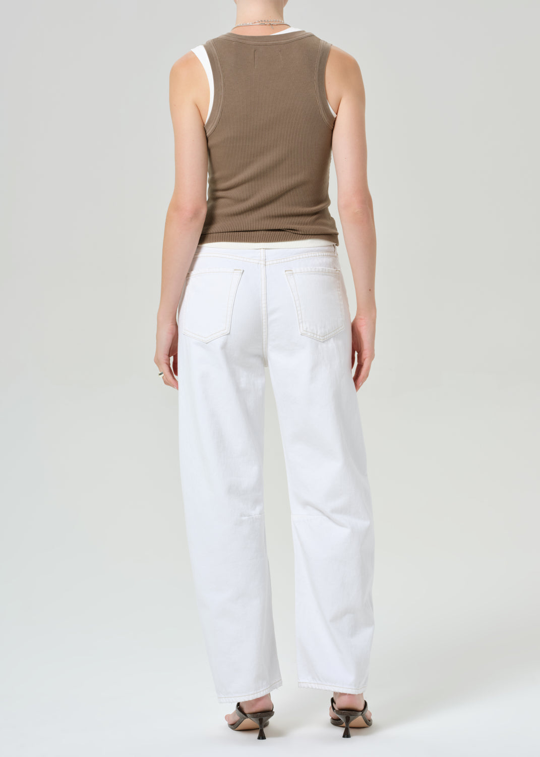 Citizens Of Humanity Miro Relaxed Jean in Soft White - detail view
