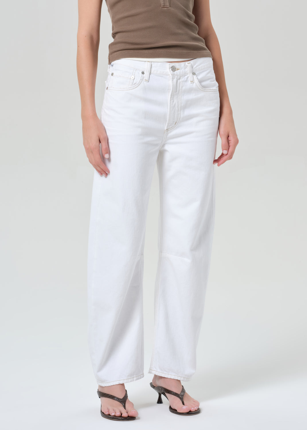 Citizens Of Humanity Miro Relaxed Jean in Soft White - outfit inspiration