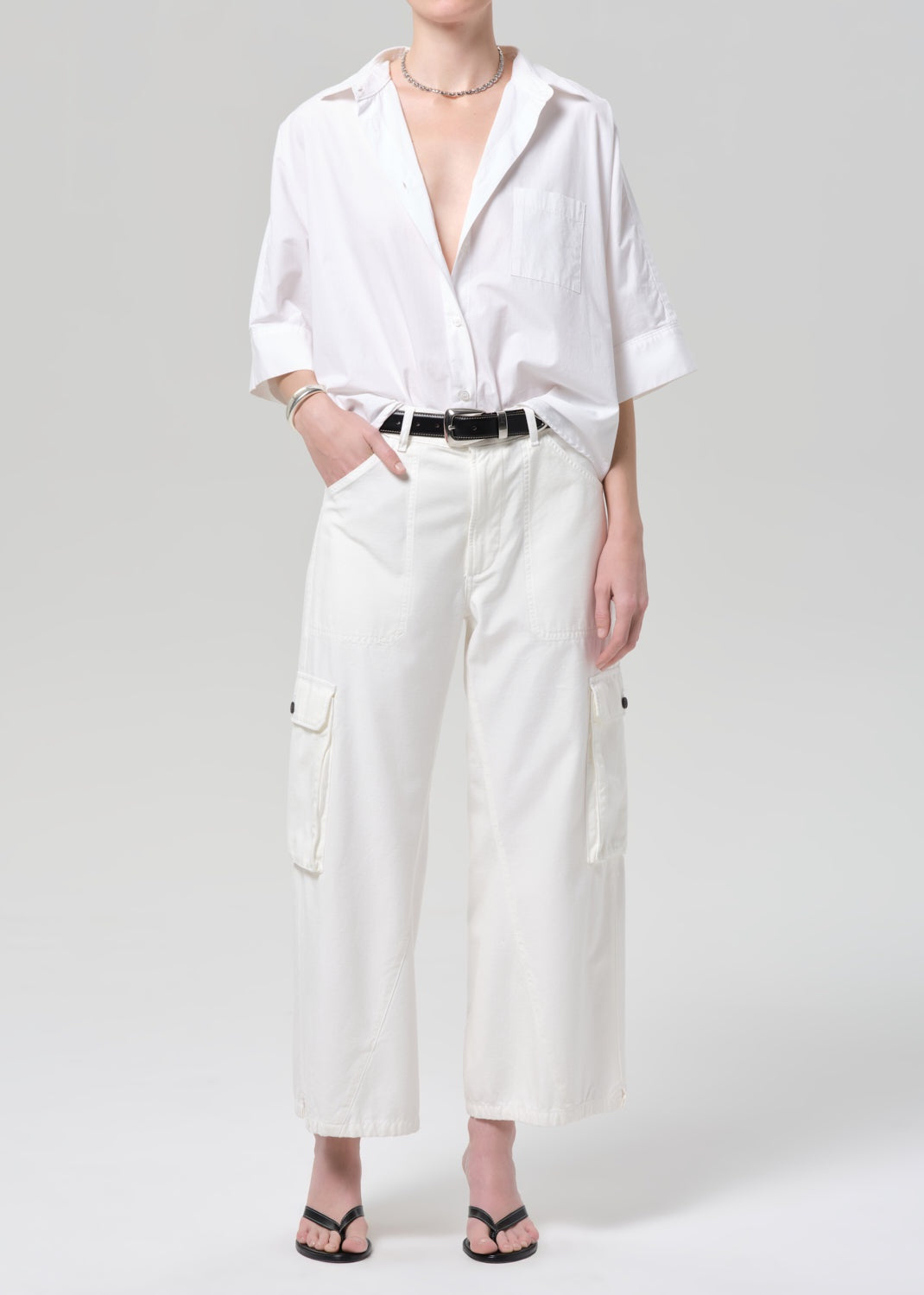 Citizens Of Humanity Thassos Twisted Seam Utility Pant in Pashmina