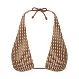 Sir Cooper Halter Triangle Top in Linnea