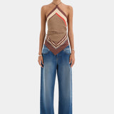Sir Cooper Scarf Top in Linnea