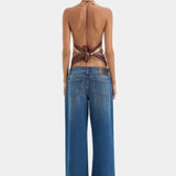 Sir Cooper Scarf Top in Linnea