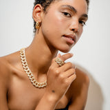 Crystal Haze Bossy Mexican Chain - detail view