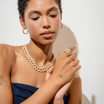 Crystal Haze Bossy Mexican Chain - styled look