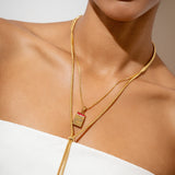 Crystal Haze Fast Burn Love Pendant - side view