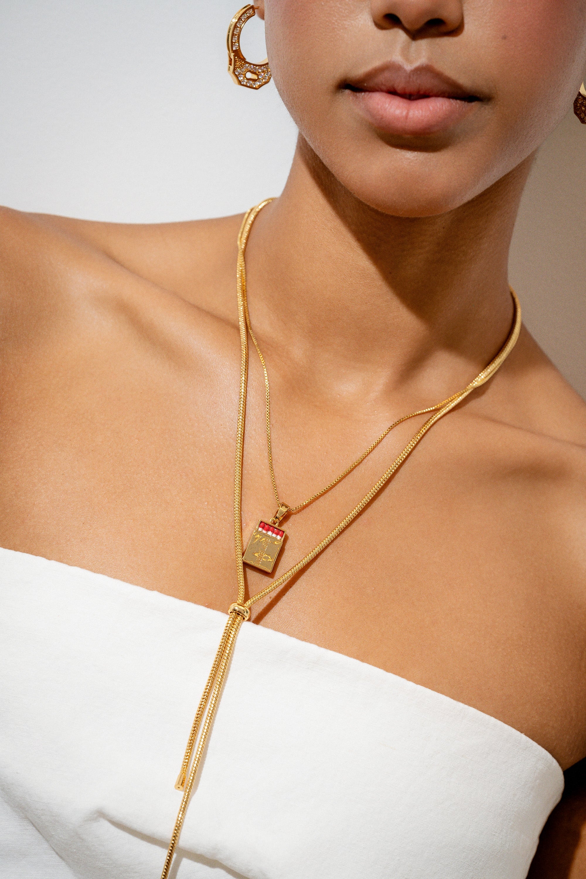 Crystal Haze Fast Burn Love Pendant - side view