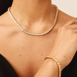 Crystal Haze Icon Necklace - side view