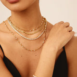 Crystal Haze Icon Necklace - detail view