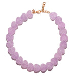 Crystal Haze Jelly Heart Necklace in Tutti Frutti
