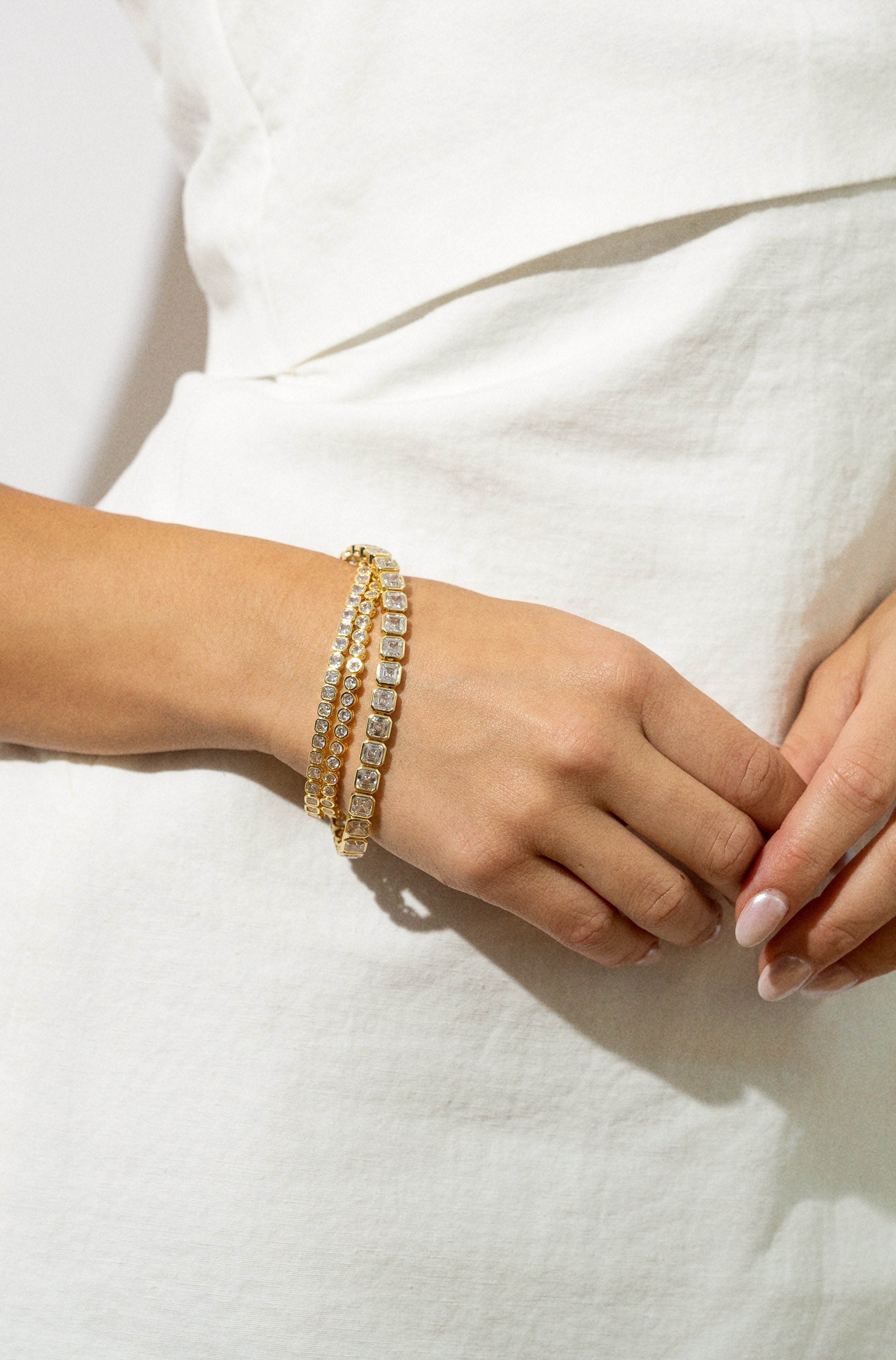 Crystal Haze Mini Elysian Bracelet - styled look