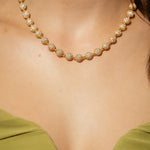 Crystal Haze Wrecking Ball Necklace - detail view