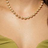 Crystal Haze Wrecking Ball Necklace - detail view