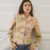 Maggie Marilyn Darling Blazer in Pressed Flowers