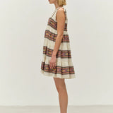 Devotion Aroma Dress in Pink and Green