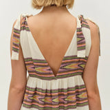 Devotion Aroma Dress in Pink and Green