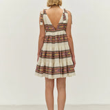 Devotion Aroma Dress in Pink and Green