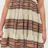 Devotion Aroma Dress in Pink and Green