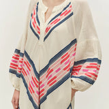 Devotion Beloved Dress in Navy and Red