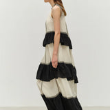 Devotion Kleio Dress in Black and Off White
