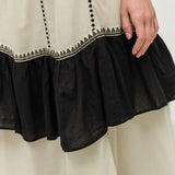 Devotion Kleio Dress in Black and Off White