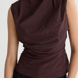 Friends With Frank The Dylan Top in Plum Chocolate