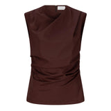 Friends With Frank The Dylan Top in Plum Chocolate