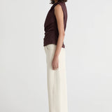 Friends With Frank The Dylan Top in Plum Chocolate