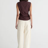 Friends With Frank The Dylan Top in Plum Chocolate