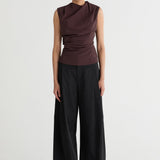 Friends With Frank The Dylan Top in Plum Chocolate