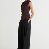 Friends With Frank The Dylan Top in Plum Chocolate