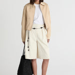 Friends With Frank The Ebony Jacket in Biscuit - outfit inspiration