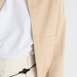 Friends With Frank The Ebony Jacket in Biscuit - close up