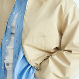 Friends With Frank The Ebony Jacket in Biscuit - close up