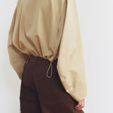 Friends With Frank The Ebony Jacket in Biscuit - close up