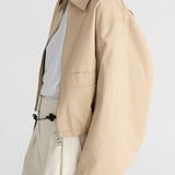 Friends With Frank The Ebony Jacket in Biscuit - close up