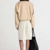 Friends With Frank The Ebony Jacket in Biscuit
