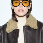 Edera Eyewear Juliet in Scales - detail view
