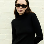 Edera Eyewear Margaux in Black - side view