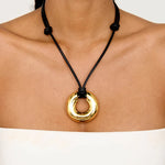 Eliou Jumbo Charlie Necklace in Gold Plated