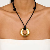Eliou Jumbo Charlie Necklace in Gold Plated
