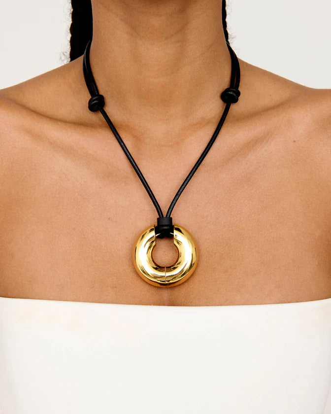 Eliou Jumbo Charlie Necklace in Gold Plated