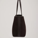 A Emery Ellis Bag in Blackberry Suede