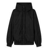 Camilla and Marc Escher Logo Jacquard Anorak in Black