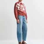 Essentiel Antwerp Jaga Sweatshirt in Etruscan Red