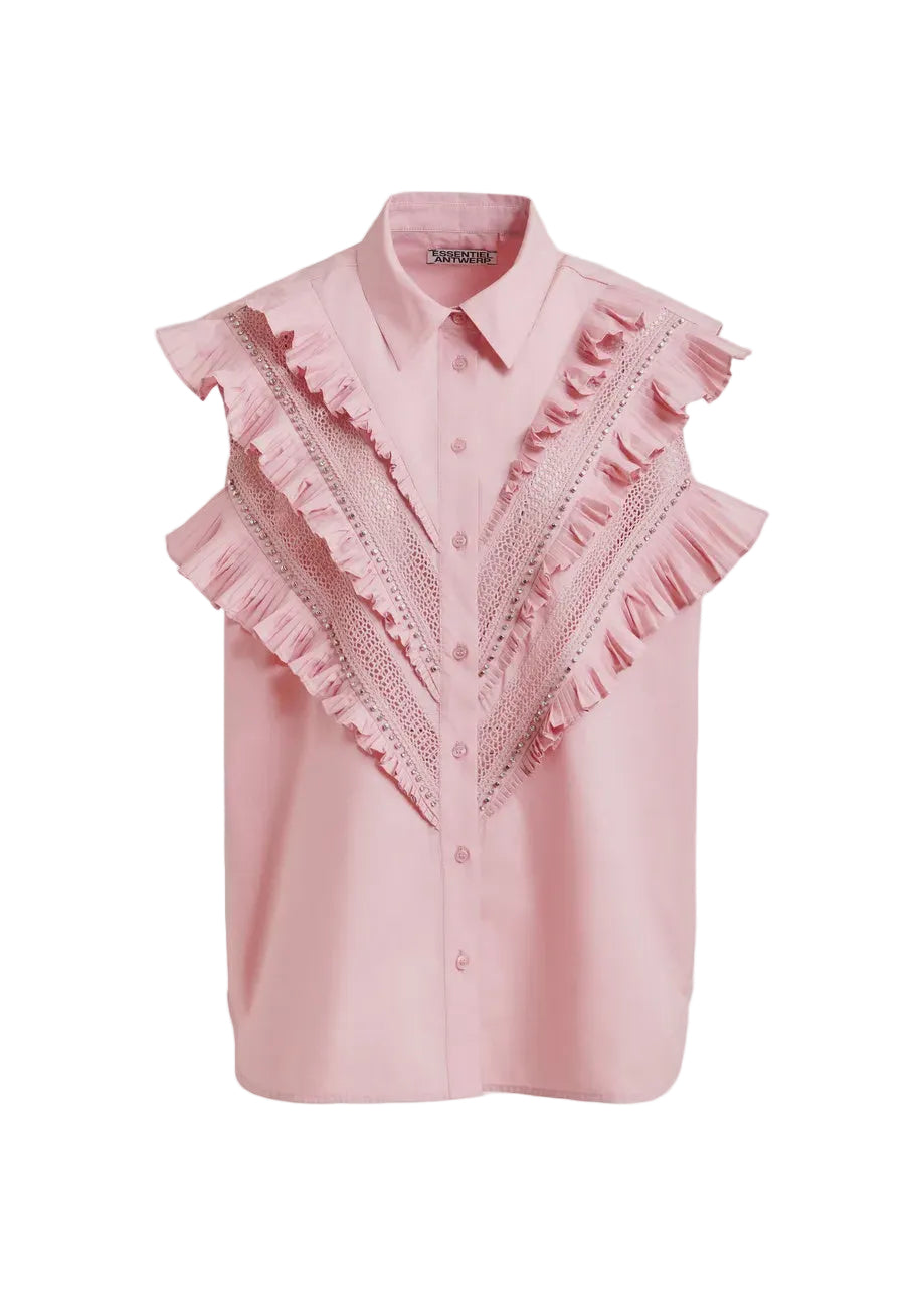 Essentiel Antwerp Jeandarlene Shirt in Seashell Pink
