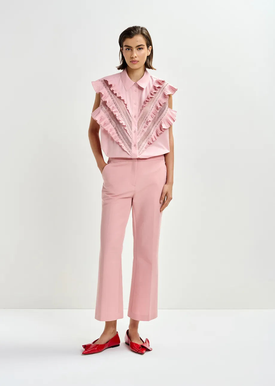 Essentiel Antwerp Jeandarlene Shirt in Seashell Pink