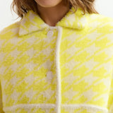 Essentiel Antwerp Joking Cardigan in Lemon Squeeze