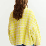 Essentiel Antwerp Joking Cardigan in Lemon Squeeze